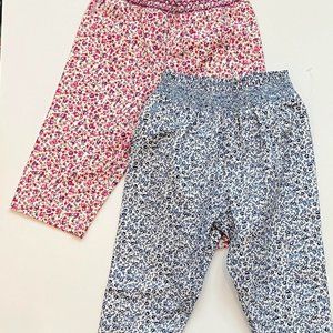 Ralph Lauren  Floral Baby Girl Pants, 9M NWOT bundle 2 pairs